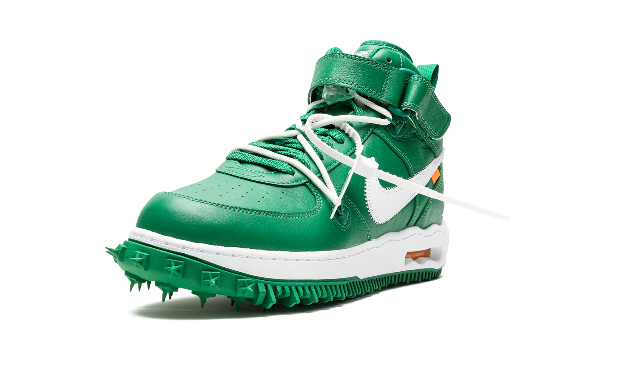 Air Force 1 Mid  Off-White - Pine Green
