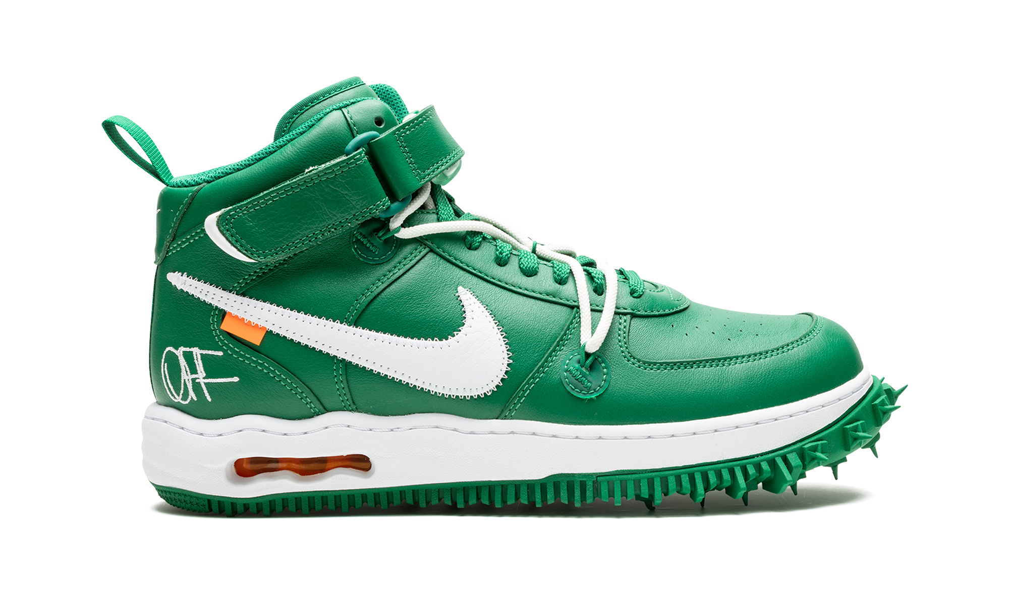 Air Force 1 Mid  Off-White - Pine Green
