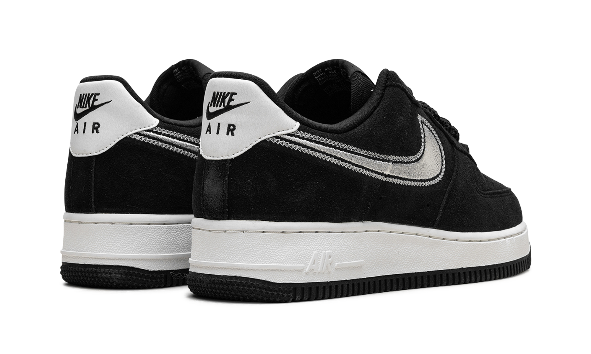 Air Force 1 Low '07 LV8  Black Sail Embroidered Swoosh