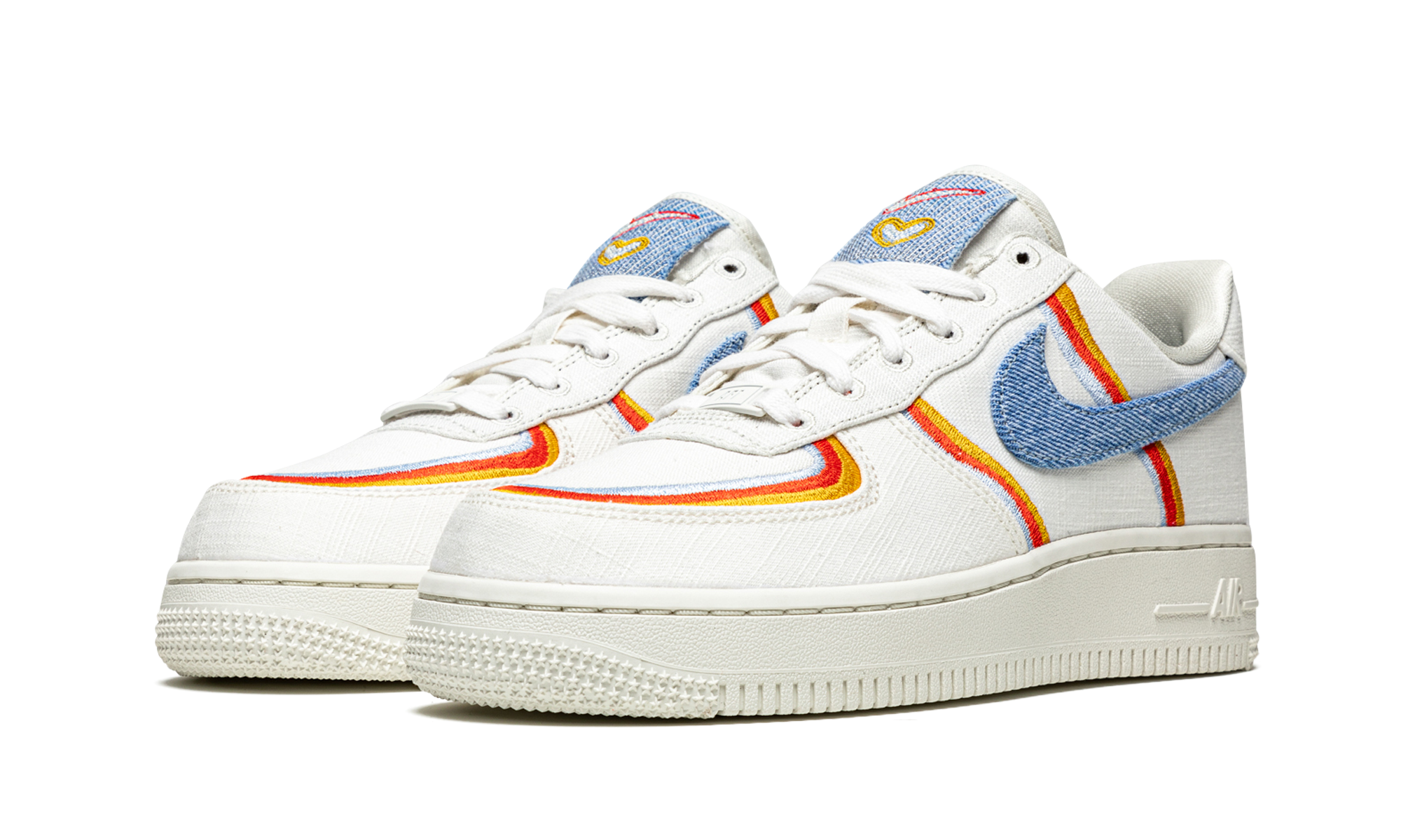 AIR FORCE 1 '07 LV8 MNS WMNS  Denim Swoosh