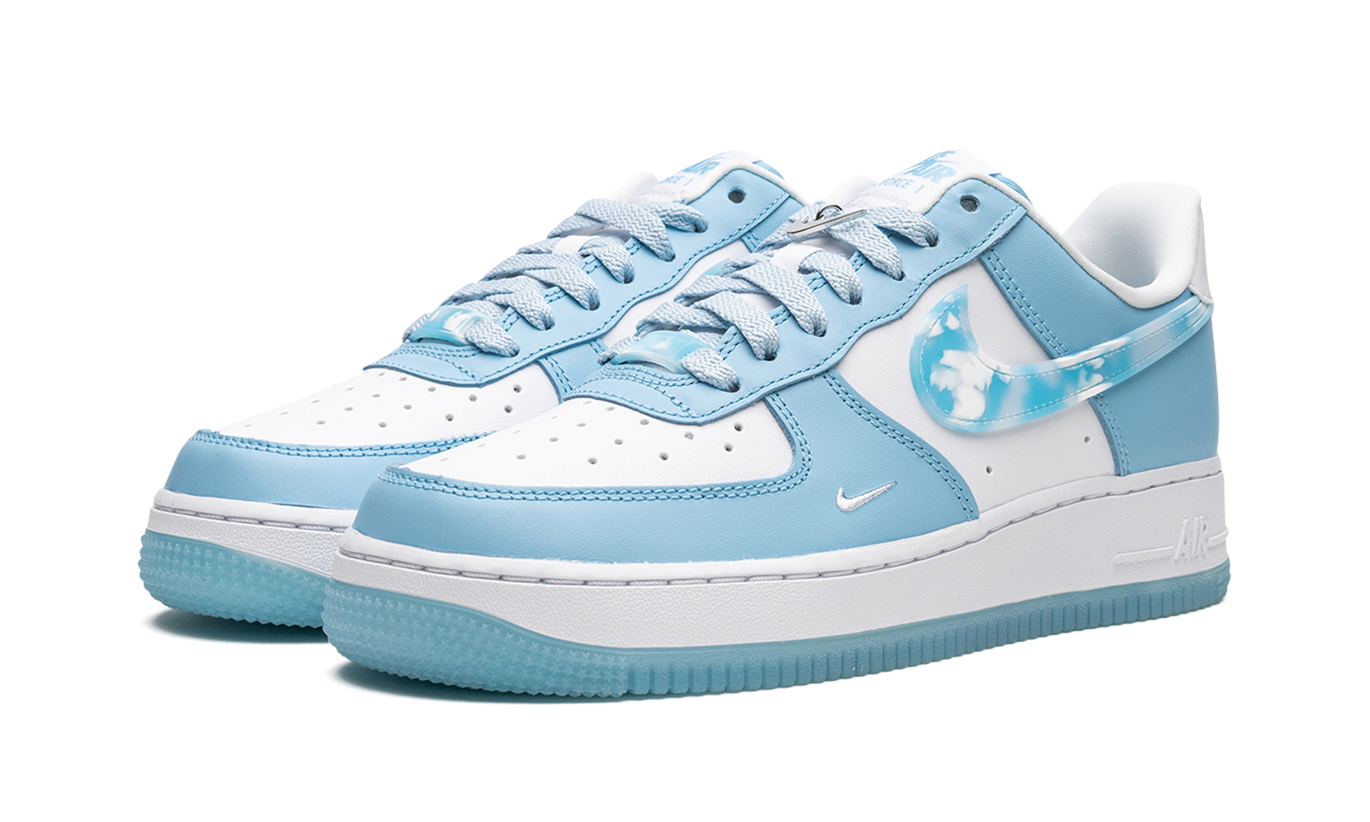 AIR FORCE 1 '07 LX MNS WMNS  Nail Art White Blue