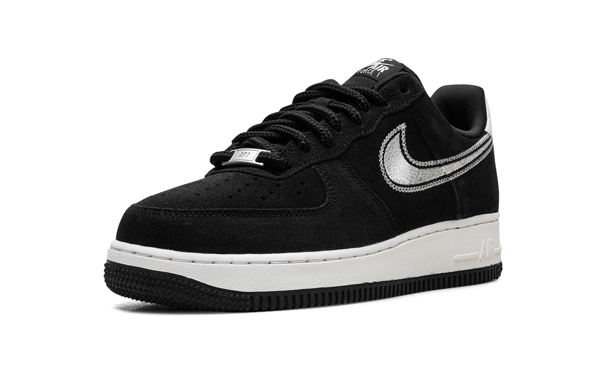 Air Force 1 Low '07 LV8  Black Sail Embroidered Swoosh