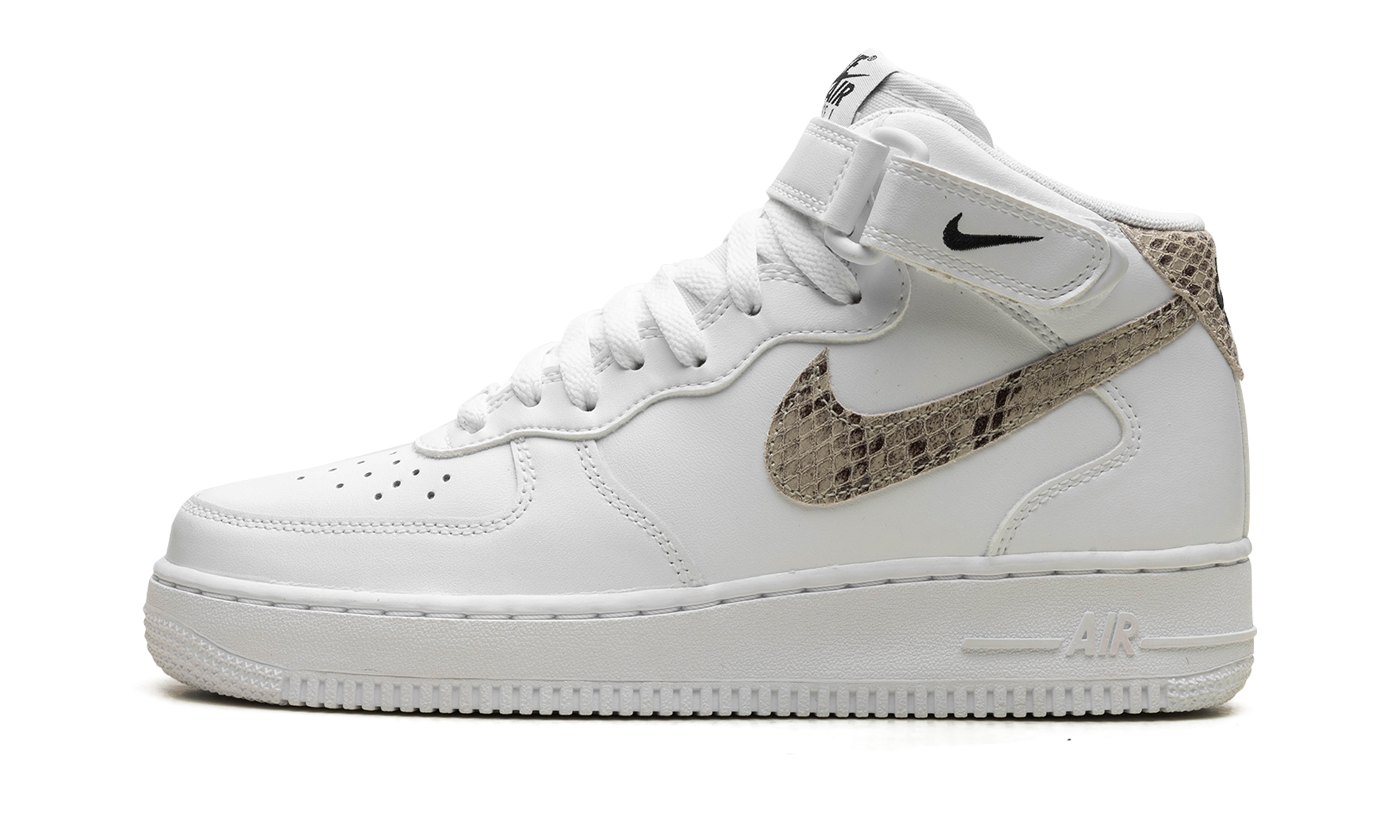 AIR FORCE 1 '07 MID WMNS  White Snake Swoosh