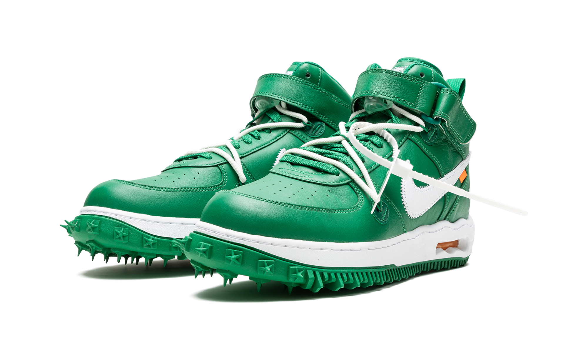 Air Force 1 Mid  Off-White - Pine Green