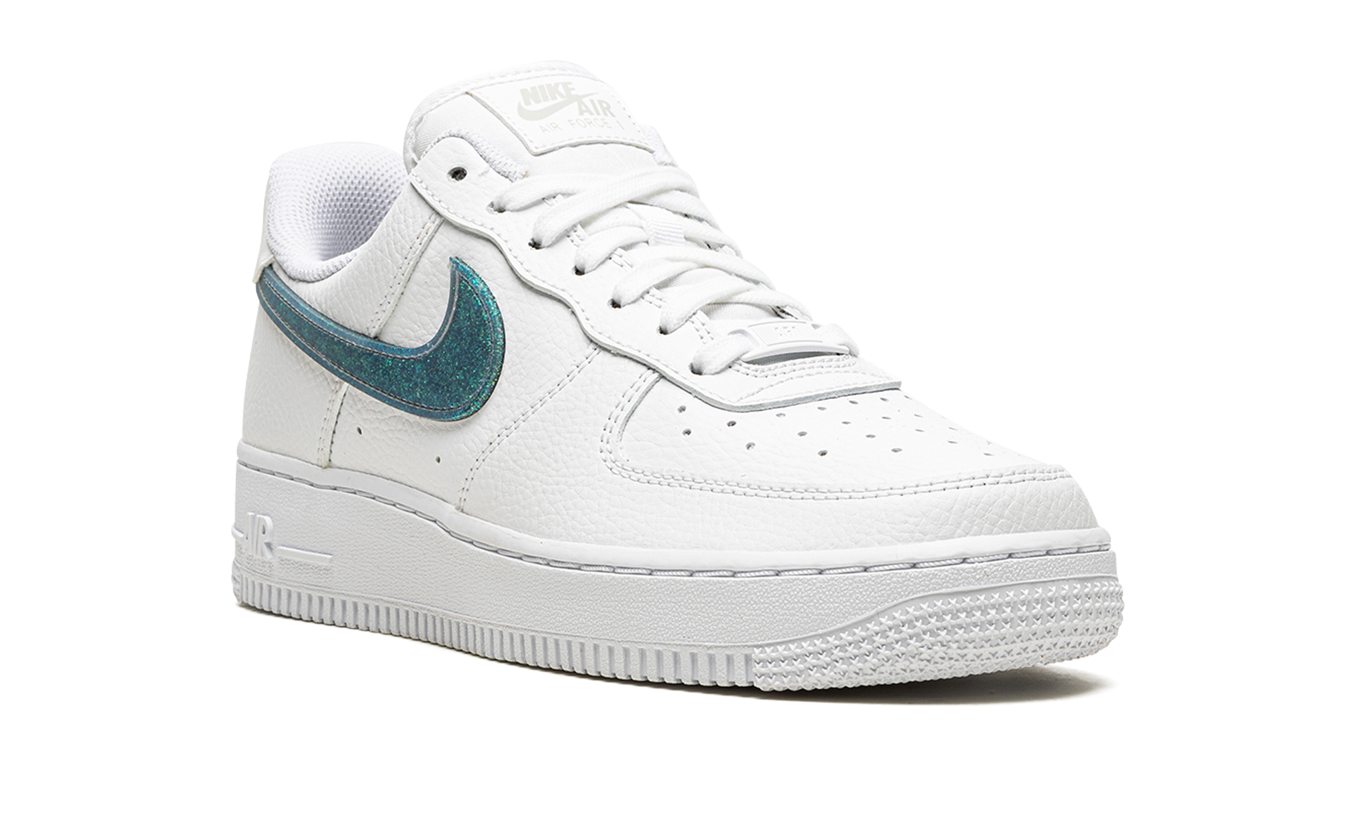 AIR FORCE 1 '07 ESS WMNS  Glitter Swoosh - Celery