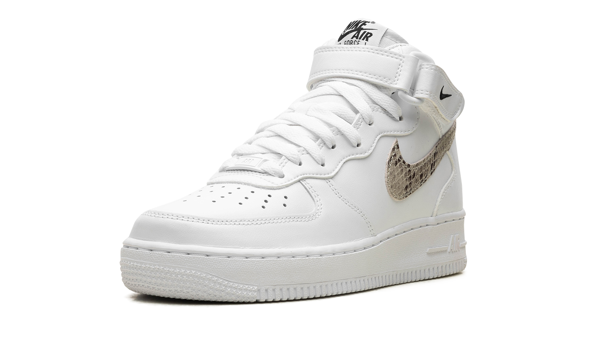 AIR FORCE 1 '07 MID WMNS  White Snake Swoosh