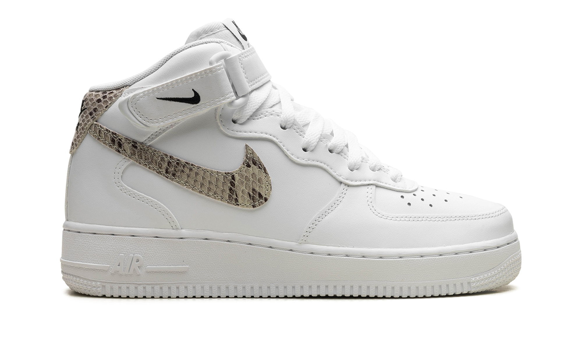 AIR FORCE 1 '07 MID WMNS  White Snake Swoosh