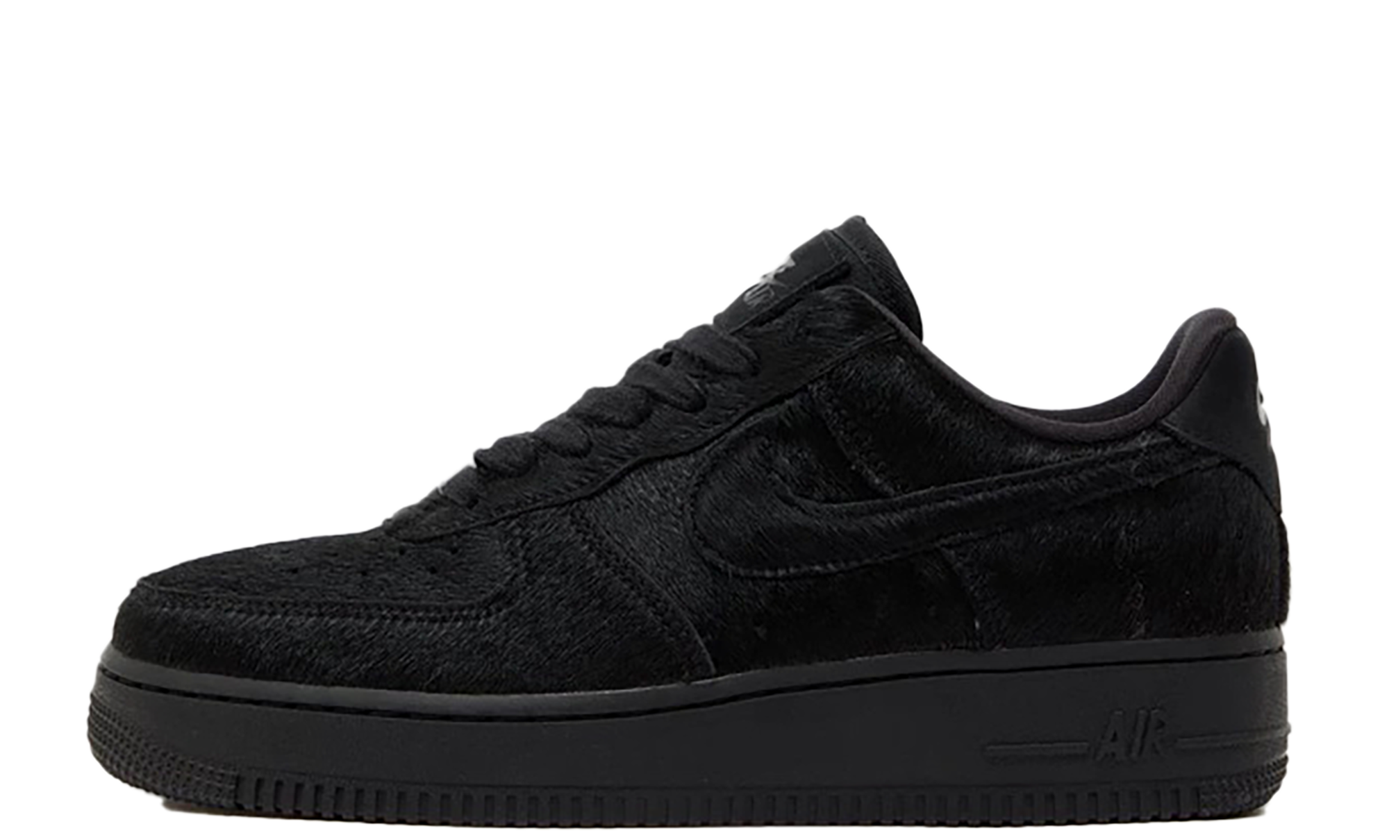 AIR FORCE 1 '07 WMNS  Triple Black Pony Hair