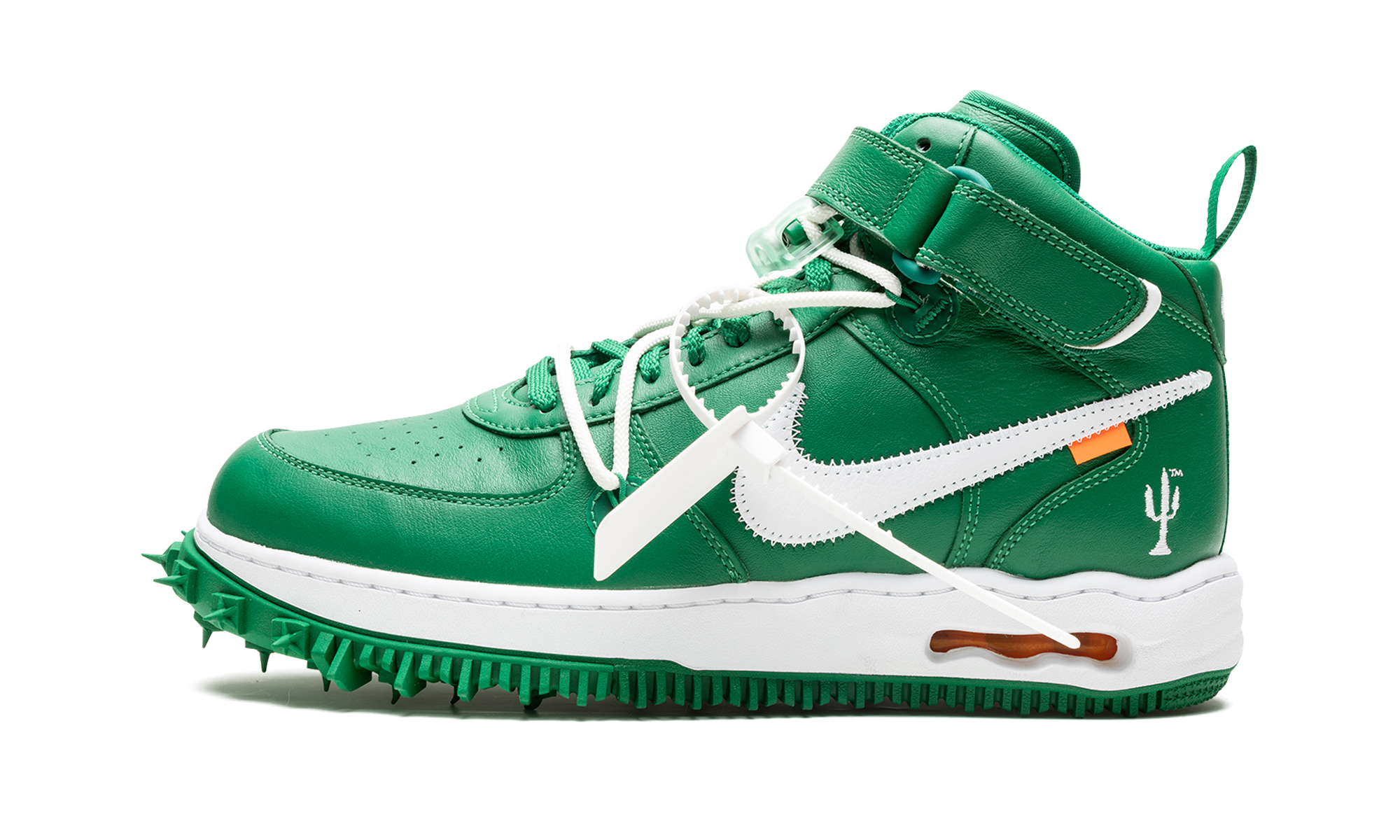 Air Force 1 Mid  Off-White - Pine Green