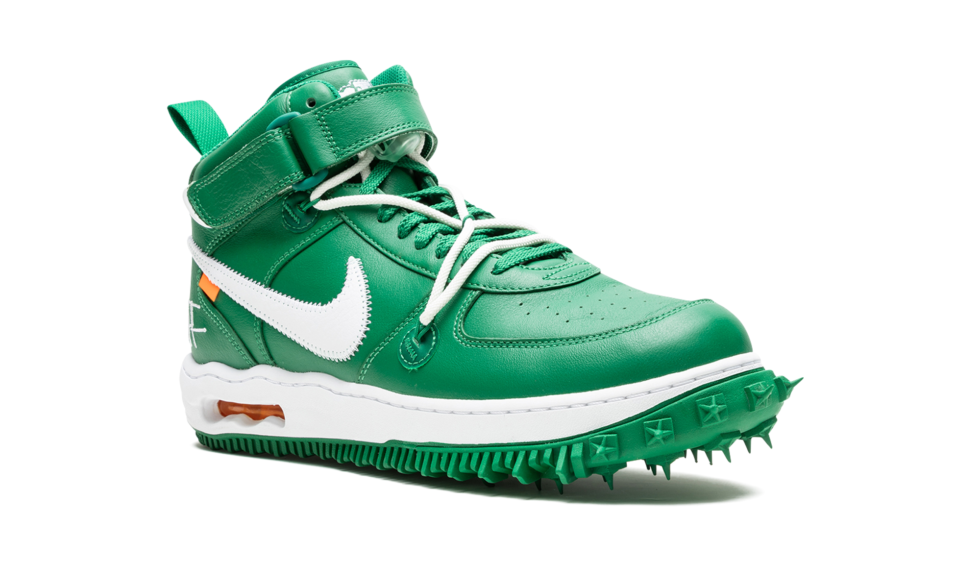 Air Force 1 Mid  Off-White - Pine Green
