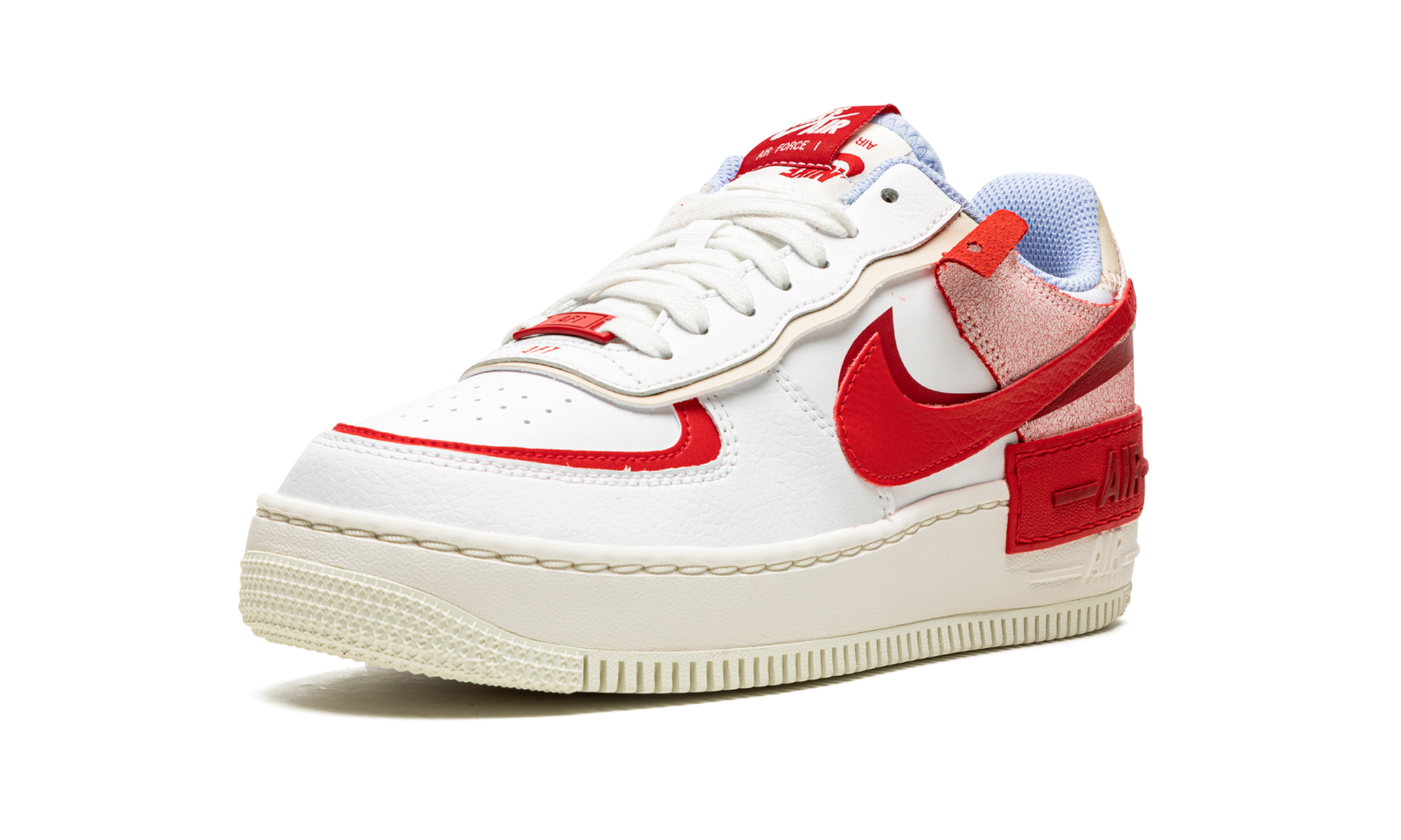 AIR FORCE 1 LO SHADO MNS WMNS  Red Cracked Leather
