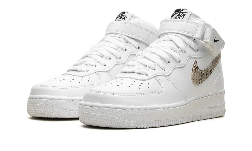 AIR FORCE 1 '07 MID WMNS  White Snake Swoosh