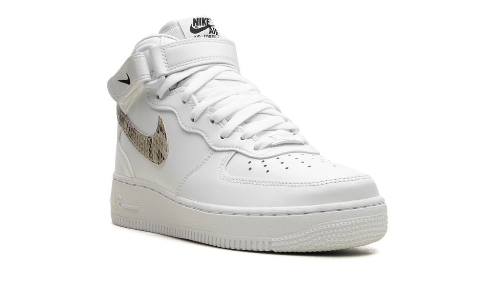 AIR FORCE 1 '07 MID WMNS  White Snake Swoosh