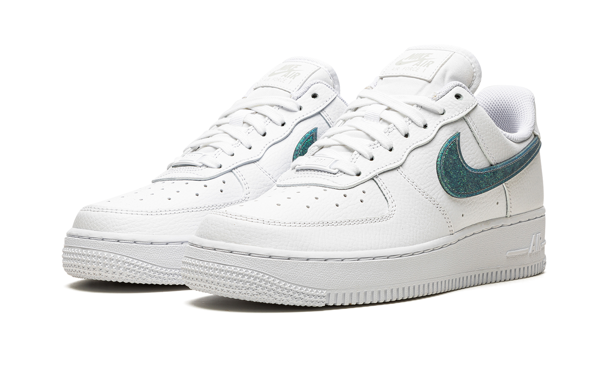 AIR FORCE 1 '07 ESS WMNS  Glitter Swoosh - Celery