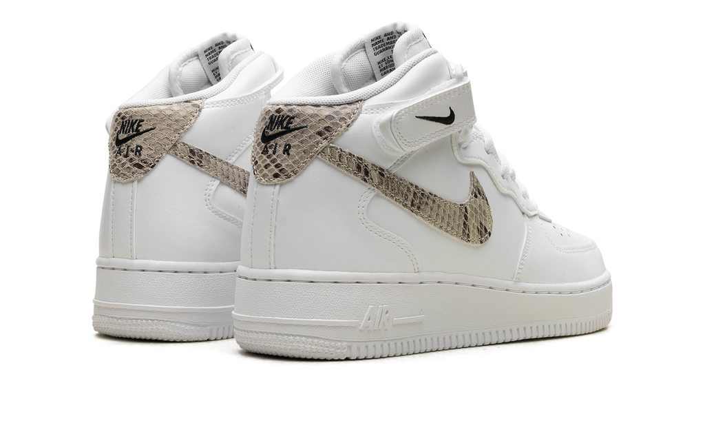 AIR FORCE 1 '07 MID WMNS  White Snake Swoosh