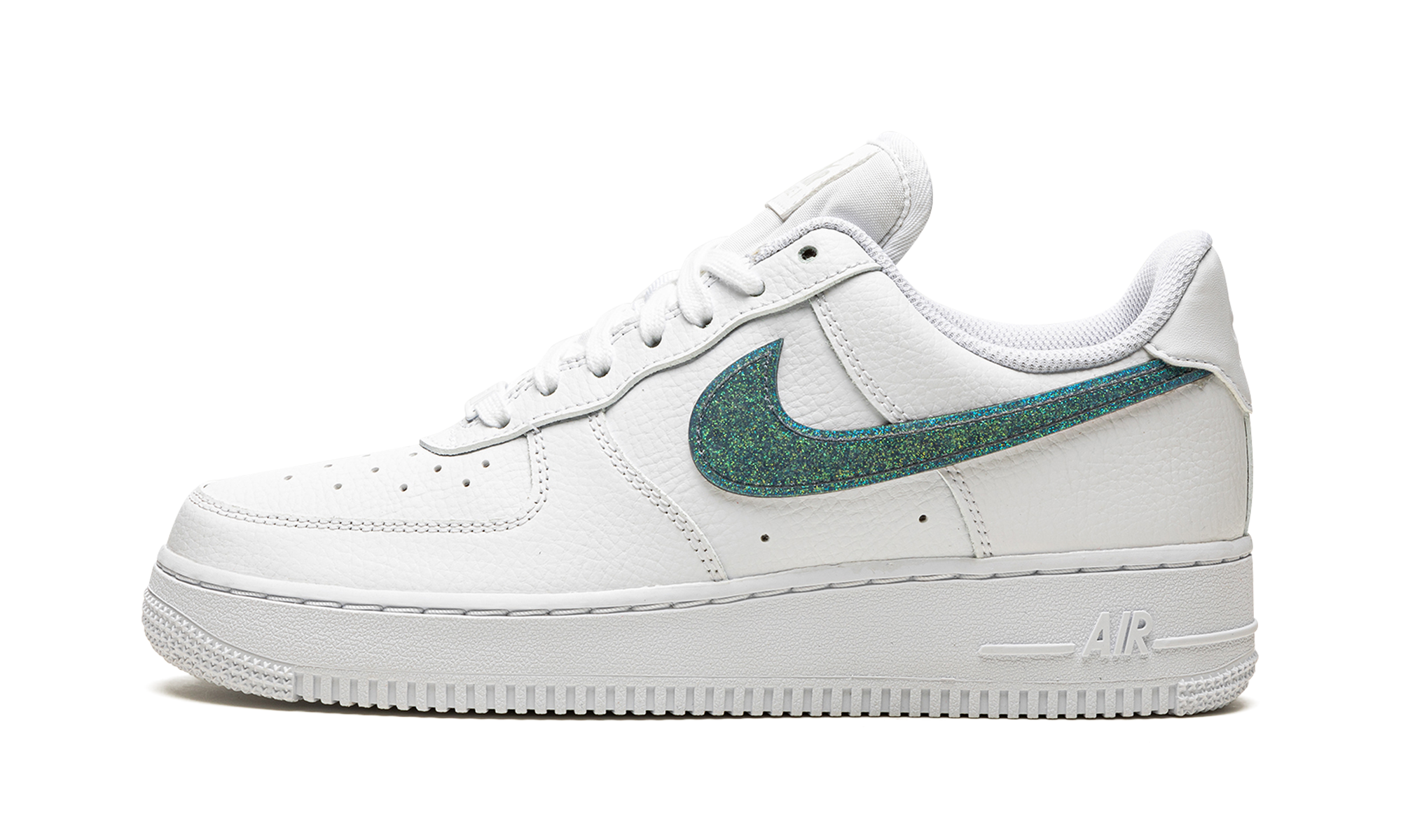 AIR FORCE 1 '07 ESS WMNS  Glitter Swoosh - Celery