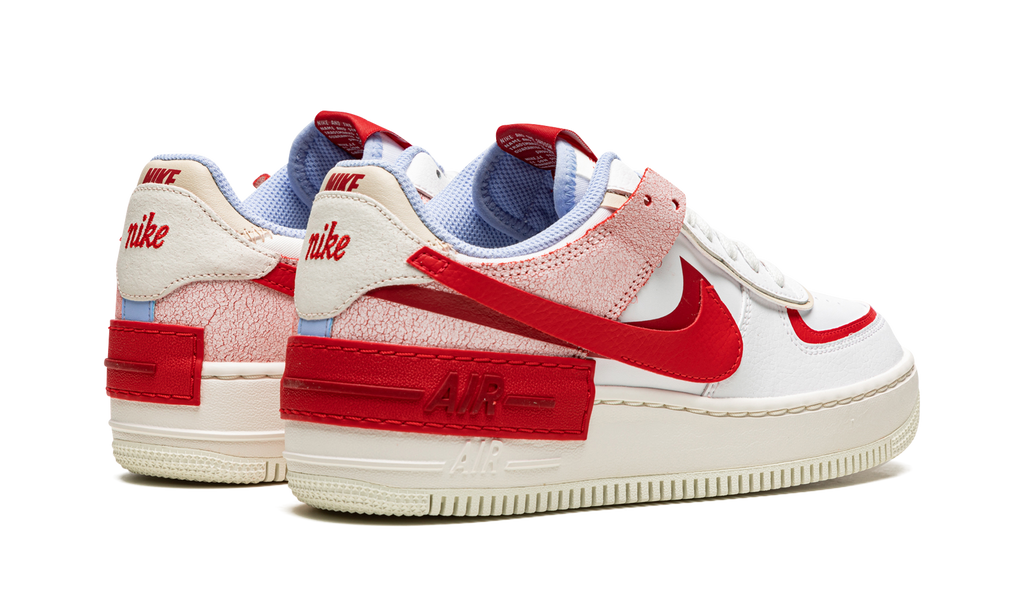 AIR FORCE 1 LO SHADO MNS WMNS  Red Cracked Leather